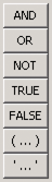 Toolbox on the side of the Message Selector Editor dialog box.